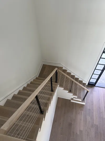 Traditional stair treads in a Tampa Bay home